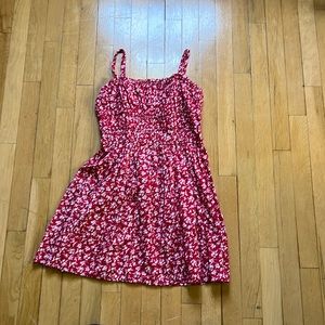 Red Floral Dress